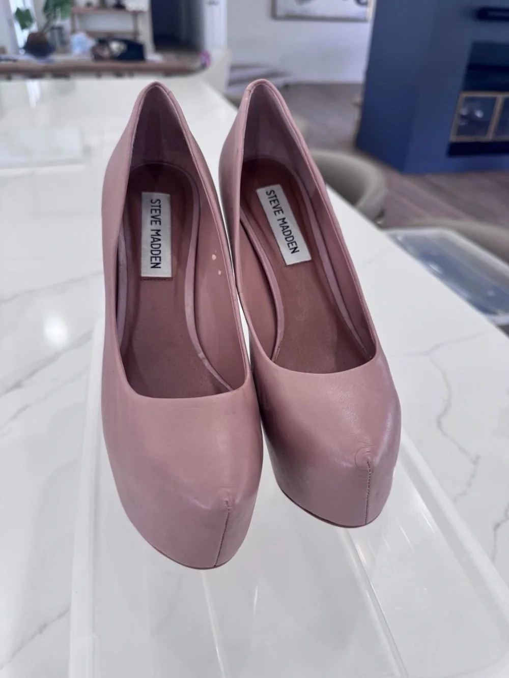 Steve Madden Blush Pink Platform Stiletto Pumps